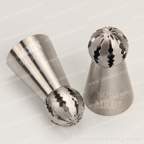 New Stainless Steel Russian Tulip Small Sphere Ball Icing Piping Tips Cake Decorating Nozzles#NO107S